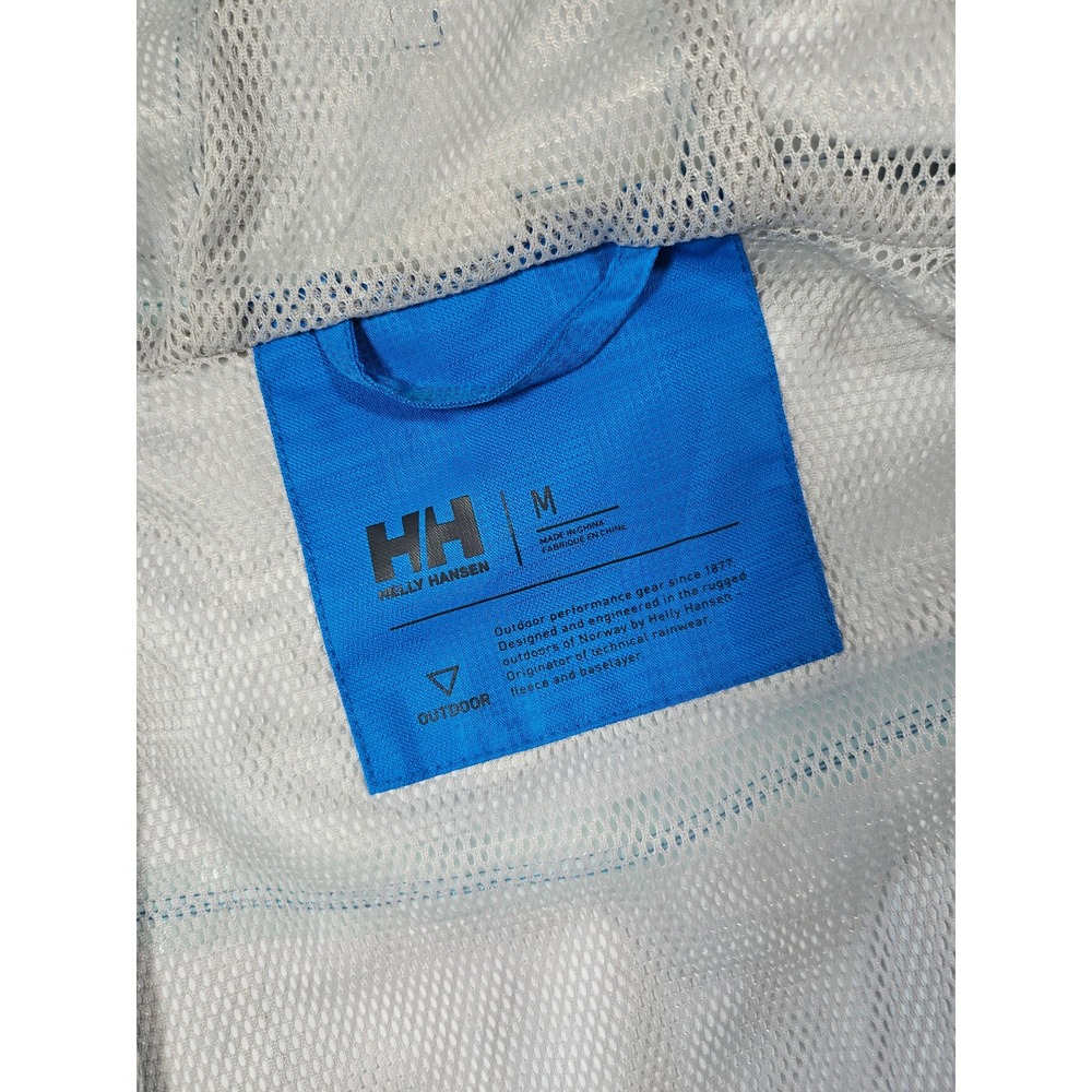Helly Hansen Womens Helly Tech Protection Rain Jacket Blue Hooded Shell Size M - Picture 14 of 16